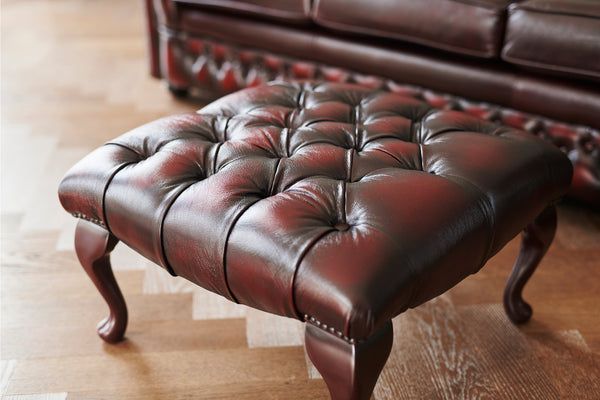 Chesterfield Queen Anne Footstool