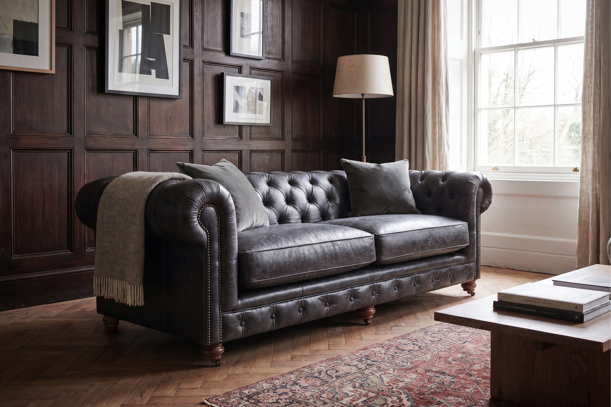Grand Chesterfield 3 Seater Sofa – Thomas Lloyd