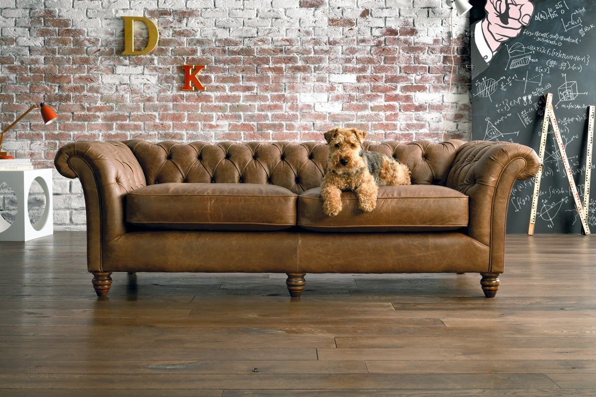 cambridge leather snuggler sofa